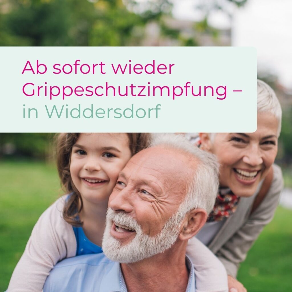 Grippeschutzimpfung - jetzt wieder in unserer Apotheke in Köln Widdersdorf