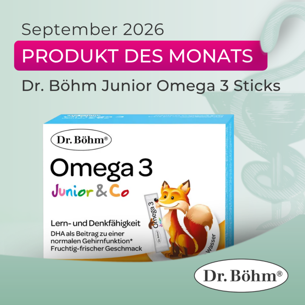 Produkt des Monats September Omega 3 für Kinder